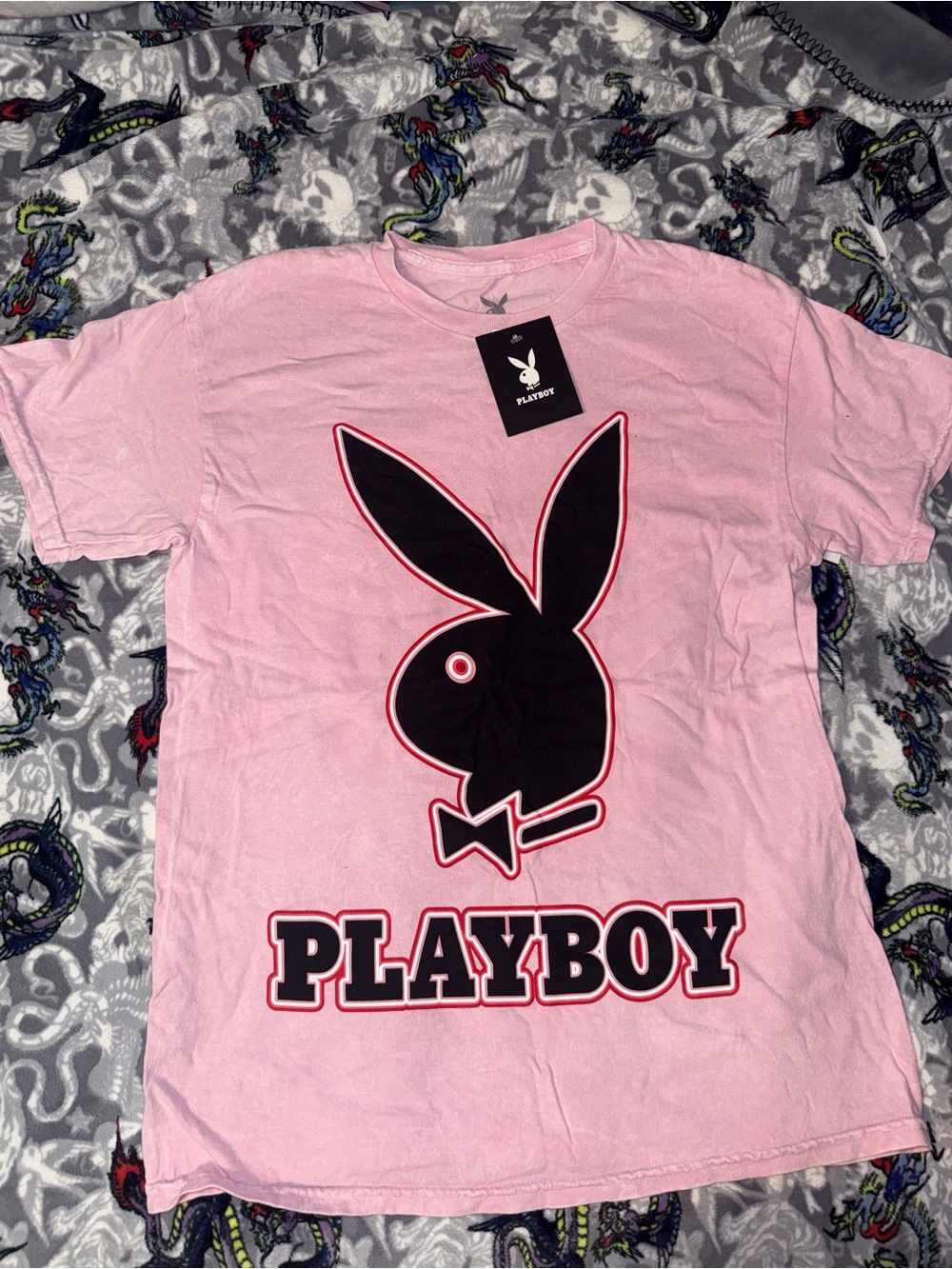 Playboy Pink Logo Tee